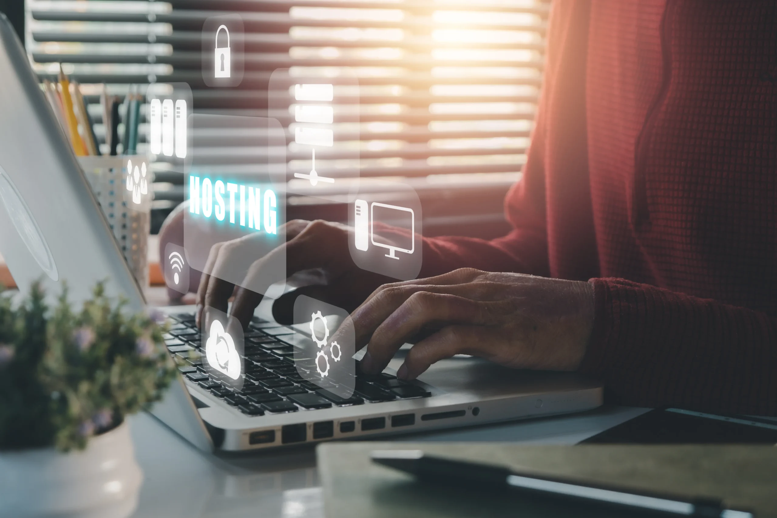 高速なデータ通信とデジタルの効率性をイメージした画像